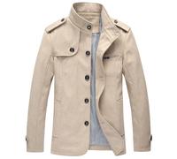 Manteau Homme Hiver Trench Très Long Jaketa Veste Chaud Manteaux D'hiver Classe Blouson Noir Caban Monteau Coat Parka Grand Froid Pardessus Vetement Longue Laine Vestes Mi-Long Court Cuir Mi 3/4 En