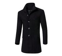 Manteau Homme Hiver Veste Habillé En Laine Blazer Chic Et Elegant Chaud Cachemire Vetement Vestes Manteaux Coat Noir Parka Bouillie Grand Froid Trench Cardigan Long Blouson Cuir Caban Classe Chaude