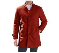 Manteau Homme Hiver Veste Habillé Laine Winter Coat Men Mi Long Parka Court Fourrure Pour Longue Redingote Cuir Noir Caban Cachemire Manteaux Chaude Chic Tweed Trench Monteau Grand Froid En Classe