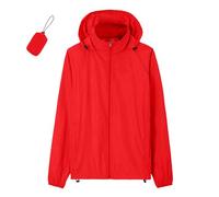 Manteau Homme Sport Zippée Veste Pluie Impermeable Randonnée Hiver Blouson Veste de Pluie Legere Chaud Parka Running Respirante Veste Manteau Grande Taille Jacket