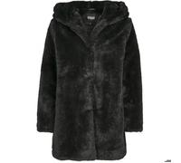 Urban Classics Ladies Hooded Teddy Coat Parkas, Black, XXL Femme