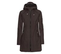 Manteau impermÃ©able en softshell stretch et polaire femme Ilse Jacobsen HornbÃŠk Noir 34
