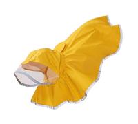 Manteau Imperméable Double Couche pour Chien avec Capuche Réglable Et Bandes De Sécurité Réfléchissantes Facile À Porter pour Les Protections des Jours De Pluie Dog Raincoat