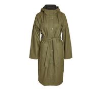 Manteau imperméable femme Noisy May NMSKY Kalamata - longueur genou polyester recyclé vert S