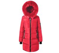 Manteau ImperméAble Femme Parka Doudoune Veste à Capuche Manches Longues Manteaux MatelasséE éPaisse Blouson Avec Poches D'Hiver Chaud Cardigan D'ExtéRieur Ski Trench Coats Grande Taille VêTements