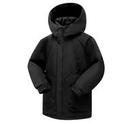 Manteau Imperméable Filles, Veste de Pluie pour Enfant Fille Manteaux Imperméables à Capuche Fermeture éclair éPaissir Parka Polaire Chaude en Peluche Vestes de Pluie Vêtement de plein air 7-17 Ans