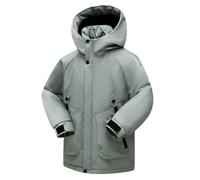 Manteau Imperméable Filles, Veste de Pluie pour Enfant Fille Manteaux Imperméables à Capuche Fermeture éclair éPaissir Parka Polaire Chaude en Peluche Vestes de Pluie Vêtement de plein air 7-17 Ans