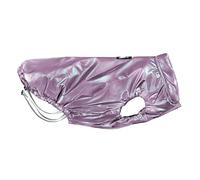 Manteau imperméable Moonwalk pour Chiens avec Rembourrage supplémentaire, Fermeture Velcro et Trou de laise. Protège Contre la Pluie et Le Froid, Confort Maximum et Ajustement réglable | Violet, M