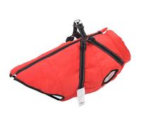 Manteau imperméable pour chien - vidaXL - Harnais intégré - L68 - Rouge - Imperméable - Doublure en polaire