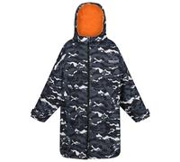 Manteau imperméable Regatta Junior Waterproof Changing Robe Tailles enfant: 135-158 / Couleur: noir / gris