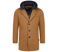 Manteau Indicode pour hommes INApostolos-softshell parka capuche manteau pour...