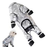 Manteau intégral pour chien - Équipement réfléchissant de 40 cm, combinaison d'hiver rembourrée | Coque résistante aux intempéries de 320 g - Design de sécurité haute visibilité, idéal pour la