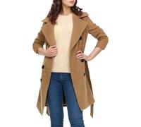 Manteau Laine Femme, Manteaux d'hiver Veste Chic Et Elegant Cardigan Duffle Coat Ample Fluide CéRéMonie Mode Manches à Volants Couleur Unie Demi Saison Chaud Transition LéGèRe