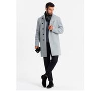 Manteau Long et Ajusté - Ombre - Pour Homme - Gris S