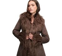 Manteau long femme Superdry Afghan Marron L