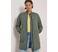 Manteau long matelassé