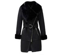 Salsa Jeans Shearling Coat Noir M Femme