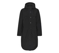 Kaffe - Manteau Long Noir Profond Élégant - Femme - Manteaux - Noir - Taille: 46 FR