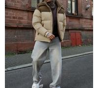 Manteau matelassé à capuche décontracté pour homme, blocs de couleurs, épais et chaud pour l'automne/l'hiver. Il peut y avoir des différences de couleur dues à différents lots de production. L,M,S,XL,