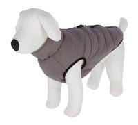 Kerbl Pet Manteau matelassé Charmonix Gris/Jaune, Taille S, 35cm