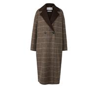 Manteau mi-long surdimensionné double face à col tailleur femme COMMA Marron M