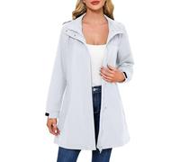 Manteau Mi Saison Femme Veste Femme Grande Taille Protection Poncho Pluie Homme Softshell Cape Trench Pancho Velo Transparent Polaire Legere Ciré Tenue de Pluie S