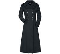 Manteau militaire Gothic de Gothicana by EMP - Duna - S à XXL - pour Femme - noir L