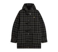 Manteau modulaire en tartan Lyle & Scott Noir XL