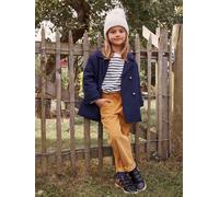 Manteau officier en drap de laine fille marine 7A