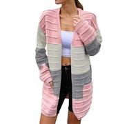 Manteau Oversize Long Long Saison Officier À Maternité Fluide Mode Duveteuse Polaires Couleur Western Ample Boutonnage Côtelée Sequins Soirée Décontracté Boheme Misaine