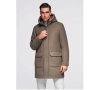 Manteau parka à capuche - Ombre - Pour Homme - Marron S