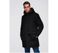 Manteau parka à capuche - Ombre - Pour Homme - Noir S