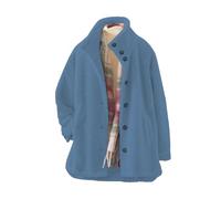 Manteau Peau Lainée Femme Matelassée Velours Cuire Suedine Respirante Fleuri Violette Drap Léopard Matelassee Treillis Sous Vison Turquoise Trapeze Vinyle Décontracté Crème Grosses