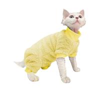Manteau Polaire Épais pour Animaux De Compagnie Chat Garçon Et Fille Chats Moyens Usage Intérieur Et Extérieur Sweat-Shirt Noël Supplément Manteau Animaux Compagnie