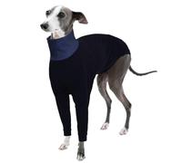 Manteau Polaire Whippet, Pull-Overs d'hiver Whippet Pyjama Whippet Sweat Chien Vetement Chaud Whippet Vest Chaud Manteau Petit Chien(Noir, S)