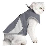 Manteau pour chat par temps froid - Gilet respirant et chaud pour chat - Veste d'hiver coupe-vent pour petits chiens et chats - Vêtements pour animaux de compagnie - Accessoires de saison froide