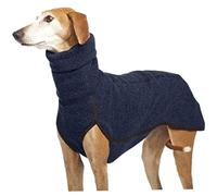 Manteau pour Chien à col Haut pour Grandes Races, Pull Chaud d'hiver pour Dogue Allemand Bleu foncé M