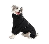 Manteau pour chien | Costume de neige pour animaux de compagnie respirant coupe-vent | Manteau pour chien plein corps : Noël, vacances, neige, pluie, promenade, jeu en plein air, shopping,