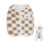 Manteau pour chien par temps froid, gilet d'hiver pour chien | Vêtements pour chiens d’automne et d’hiver,Vêtements d'hiver chauds de grand chien de conception de damier pour le Costume de vacances de