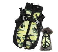 Manteau pour chien - Veste chaude d'hiver imperméable | Protection contre la pluie et la neige pour chiot - Rembourré réfléchissant pour Noël par temps froid - Vêtements de petite, moyenne et grande r