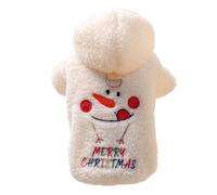 Manteau pour Chien | Vêtements Hoodies Ajustables pour Célébrations de Noël avec Motif Bonhomme de Neige - Veste pour Chien - pour L'Automne l'anniversaire Halloween Action De Grâces Et l'hiver