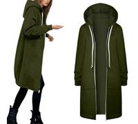 Manteau pour femme, avec fermeture éclair sur le devant, en polyester, pour temps froid/décontracté, avec détails de design, y compris manteau chaud à fermeture éclair, vêtement d'extérieur