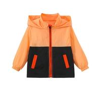 Manteau pour Filles Blousons avec Zippée Manteaus Mi-Saison Léger Décontractée Streetwear Style Veste Doublé de Doux Pull-Over Longue Concert Enfant