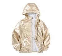 Manteau pour Filles Vestes Blouson Manteaus Mi-Saison Léger Blousons avec Mignon Coloré Légers Respirant Doublure Unisexe Garçon Fille Enfants 2-12 Ans