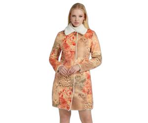 Manteau rÃ©versible femme Guess Edith Orange M