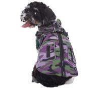 Manteau réfléchissant pour chien - Veste imperméable pour animaux domestiques, gilet d'hiver doux doublé en , vêtements coupe-vent pour extérieur, complet confortable | design élégant avec clip