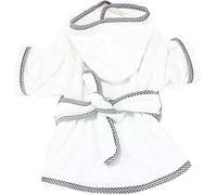 Manteau séchant pour chien, chat, pyjama doux et chaud pour animaux de compagnie avec cravate réglable en microfibre absorbante pour chiens, chats, tailles S, M et L, utilisation dans un spa, un hôtel