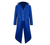 Manteau steampunk médiéval Renaissance Halloween Cosplay Costume | Veste de vampire pour homme - Pour bal costumé, jeu de rôle, scène, fête, bal masqué