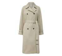 Manteau trench classique coupe en A Ã col tailleur et ceinture femme COMMA Beige M