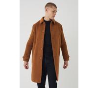 Manteau uni en beige homme - brun doré - XS, brun doré